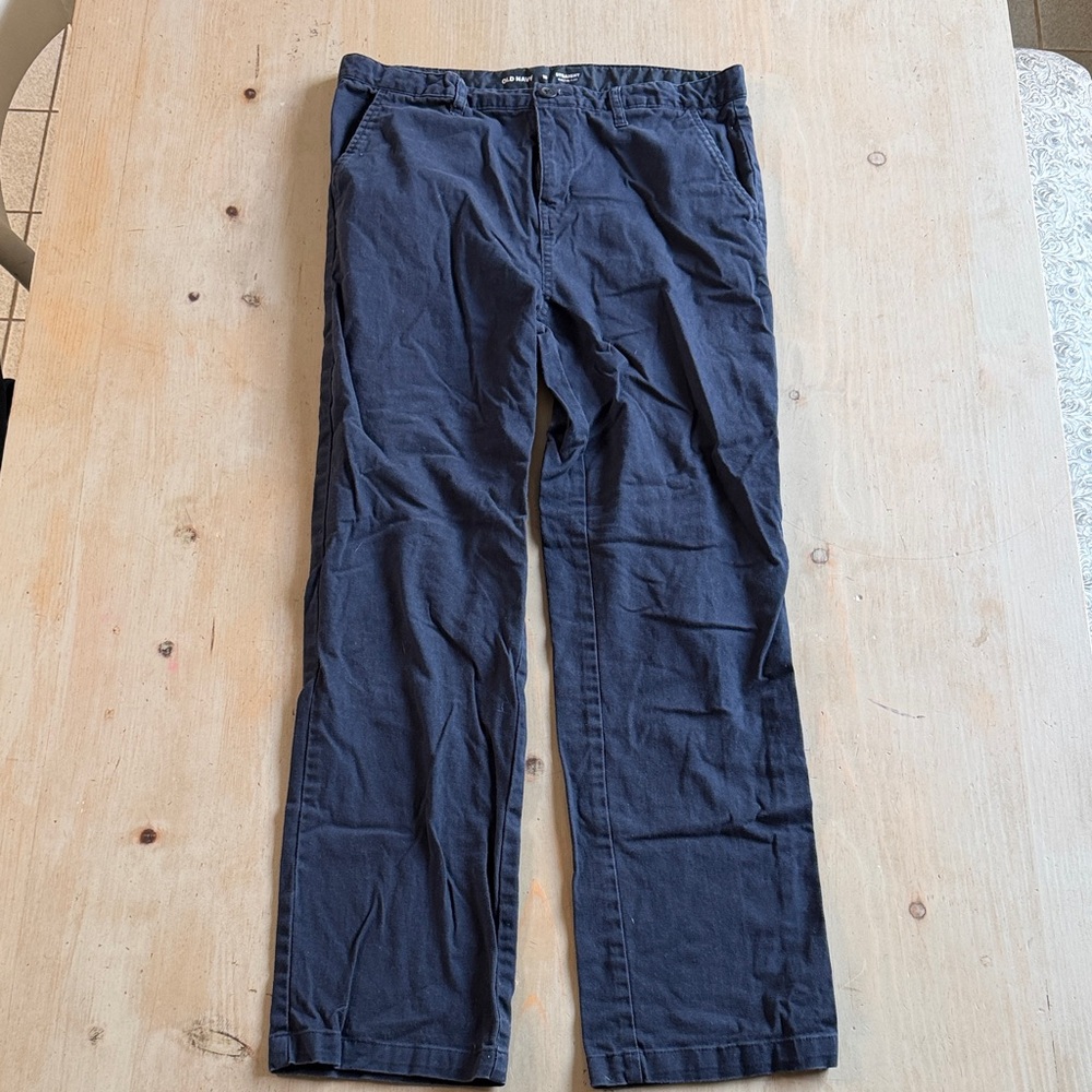 Old Navy Men's Dark Blue Chinos